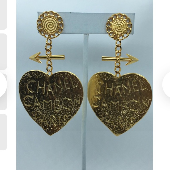 recreated Chanel vintage Rue Cambon Paris clip ons